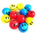 Piłki antystresowe uśmiech emoji 6cm 12szt.