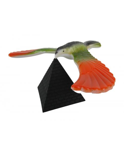 Magiczny ptak balansujący na piramidzie 16cm